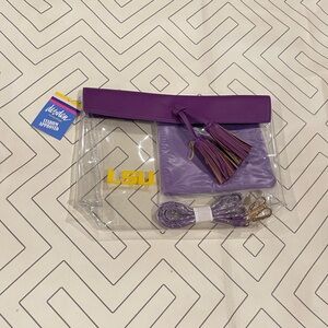 NWT Desden Clear LSU Stadium Bag